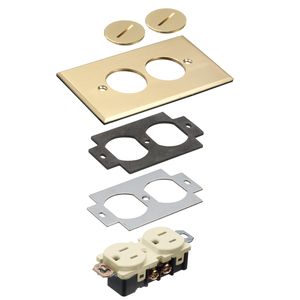 FLOOR BOX ARL FLB5320MB 1 GANG FLOOR BOX