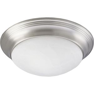 Progress Lighting P3689-09 2-Light Ceiling Fixture 60-Watt 120-Volt Brushed Nickel