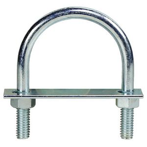 Dottie U150 Zinc Plated Steel U-Bolt 1-1/2-Inch