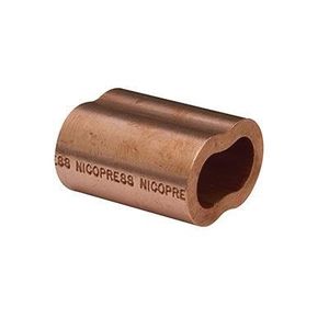 Nicopress 18-8-F2 Zinc Plated Copper Oval Compression Sleeve