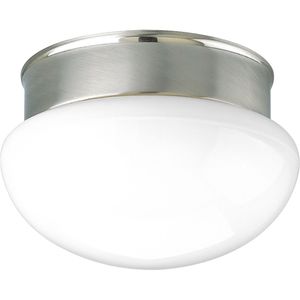 Progress Lighting P3410-09 2-Light Ceiling Fixture 60-Watt 120-Volt Brushed Nickel Fitter