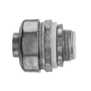Crouse-Hinds LT75DC Natural Die Cast Zinc Non-Insulated Liquidtight Straight Connector 3/4-Inch