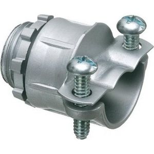 Arlington 4202 Die Cast Zinc Non-Insulated Throat Straight All-Purpose Greenfield Connector 3/4-Inch