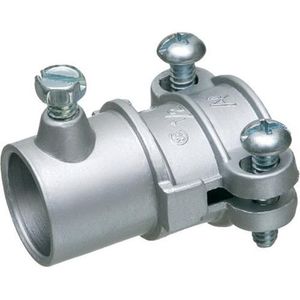 Arlington 8620 Die Cast Zinc EMT Set Screw To Flex Greenfield Combination Coupling 3/4-Inch