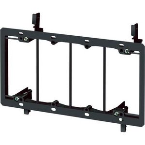 Arlington LV4 Plastic 4-Gang Low Voltage Mounting Bracket 5.570-Inch x 7.81-Inch x 1.70-Inch