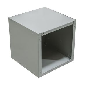 Milbank 10104-SC1-NK NEMA 1 Polyester Powder Coated Steel Screw Cover Junction Box Without Knockout 10-Inch x 10-Inch x 4-Inch ANSI 61 Gray