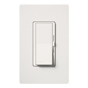 Lutron DVLV-600P-WH 120-Volt at 60-Hz 1-Pole Magnetic Low Voltage Preset Dimmer With Locator Light White Diva