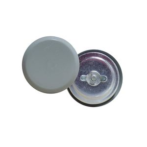 Milbank A-HS100 ANSI 61 Gray Coated Steel Hole Seal 1-Inch