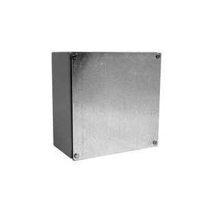 Milbank 884-WSC2 NEMA 1/3/12 Polyester Powder Coated Galvanized Over Phosphatized Steel Gasketed Screw Cover Junction Box 8-Inch x 8-Inch x 4-Inch