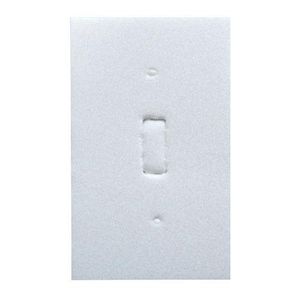 Mulberry 40671 Polyethylene Foam Energy Saving Insulating Gasket For Use With 1-Gang Toggle Switch