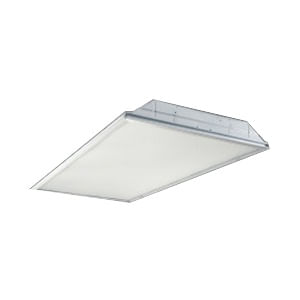 Cooper Lighting 24GR-LD5-48-F1-UNV-L840-CD1-U Dimmable General Purpose LED Recessed Lensed Troffer 120 - 277-Volt AC >80 CRI 4000K 4800-Lumens Metalux