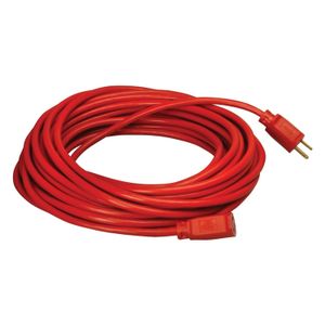 Coleman Cable 02409-88-04 Stranded Bare Copper SJTW Extension Cord 14/3 100-ft Red