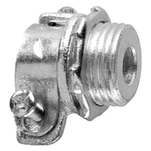 Crouse-Hinds 713 Malleable Iron Non-Insulated Straight Connector 2-Inch