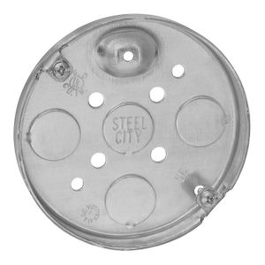 Thomas & Betts 56111 Pre-Galvanized Steel Drawn Ceiling Fan Box 4-Inch x 1/2-Inch 6-Cubic-Inch Steel City