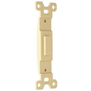 Pass & Seymour 80700-I Thermoset Plastic Box Mount 1-Gang Toggle Switch Wallplate Insert Ivory