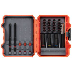 Klein Tools 32799 26-Piece Pro Impact Power Bit Set S2 Steel