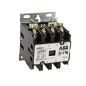 Thomas & Betts DP30C4P-1 4-Pole Non-Reversing Definite Purpose Contactor 120-Volt AC 30-Amp Full Load 40-Amp Resistive