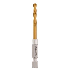 Milwaukee Tool 48-89-4607 High Speed Steel Impact-Duty Drill Bit 5/32-Inch Shockwave Red Helix