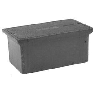 Quazite PC1730CA0009 Polymer Concrete PC Style 5-Tier Cover With 2 Bolts Logo: Blank