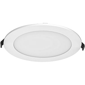 Rab WFR6R12940UNVWS Dimmable Dimmable 6-Inch Smooth Edge-Lit Wafer LED Recessed Downlight Round 12-Watt 120 - 277-Volt 90 CRI 4000K 750 - 900-Lumen