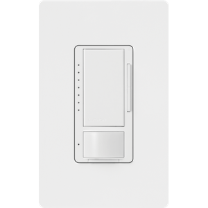 Lutron MSCL-OP153M-WH 120-Volt AC at 60-Hz 1-Pole 3-Way Multi-Location Occupancy/Vacancy Sensor With CL Dimmer White Maestro
