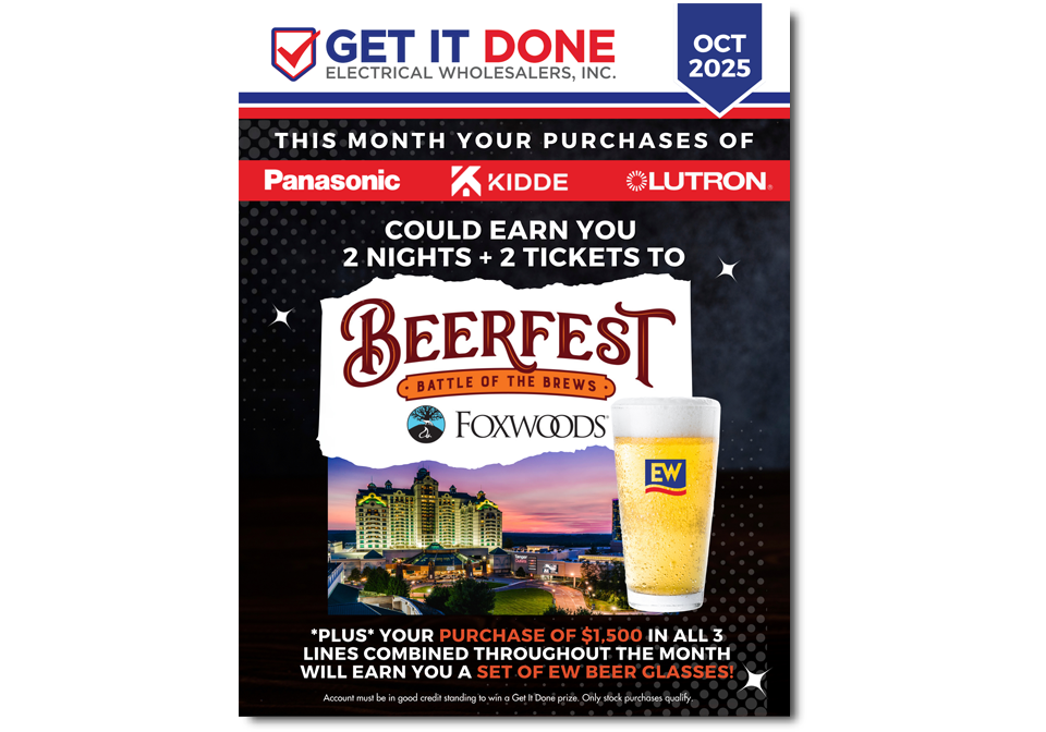 Promotional banner for the Get It Done program offering rewards for your company.